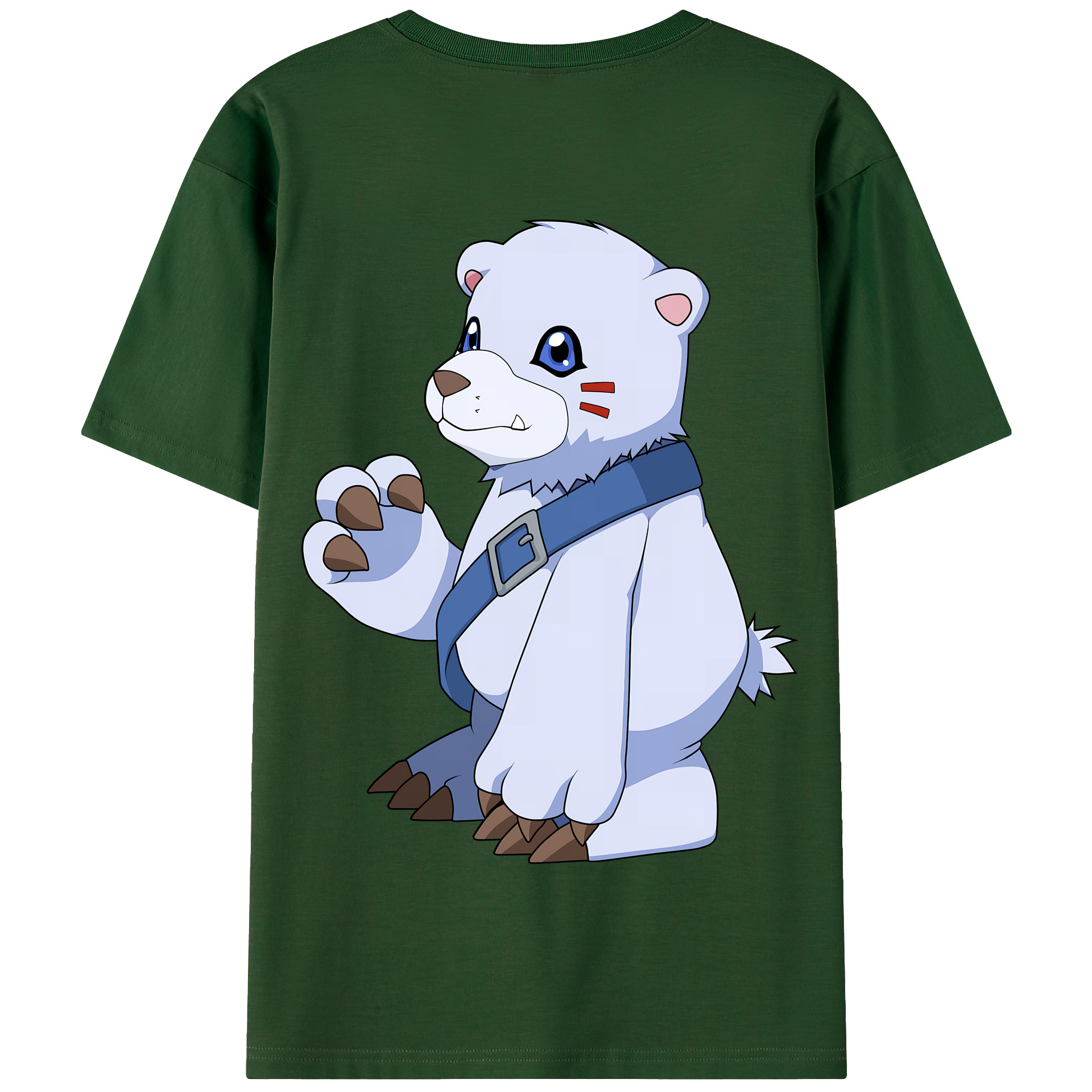 （画像用） Digimon デジタルモンスター/デジモン 綿100％半袖Tシャツ（背面プリント）